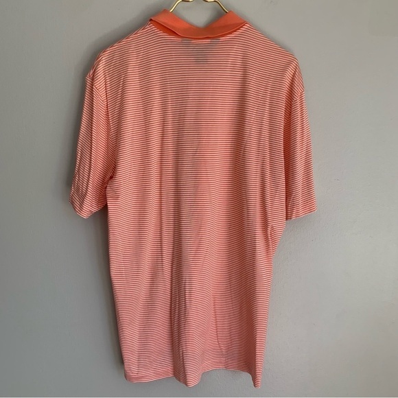 Brooks Brothers men’s double mercerized cotton striped short sleeve polo medium - Picture 2 of 5